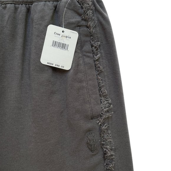 NEW Free People Where The Wind Blows High Rise Black Jogger Womens Size XS - Picture 6 of 16